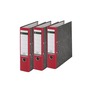 Leitz 1080 lever arch file 180 degrees spine 80 mm cloud marble red