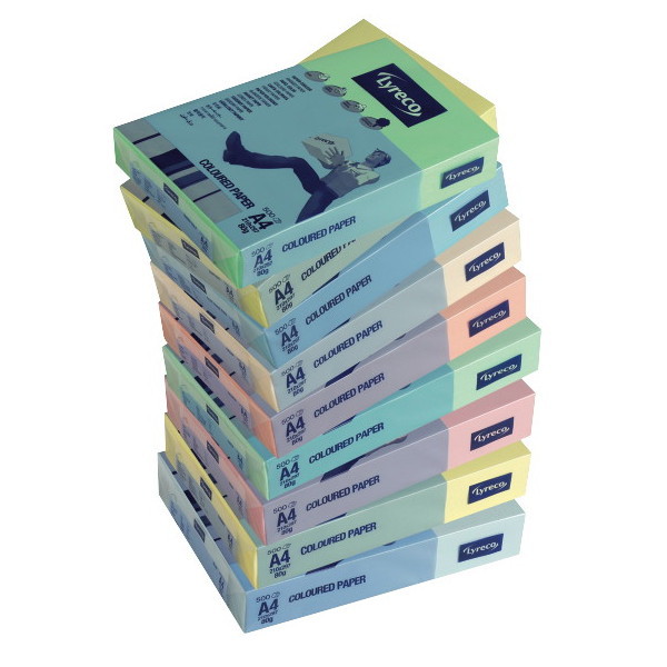 Kopierpapier Lyreco, A4, 80g, pastell elfenbein, 500 Blatt