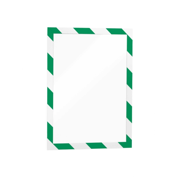 Durable Magaframe self-adhesive frame - green/white - pack of 2
