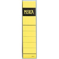 BX100 MERCANTIL SPINE LABELS 40MM YELLOW